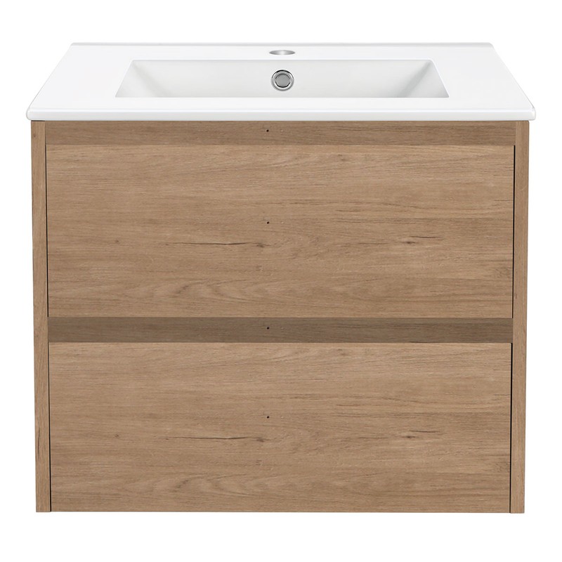 Тумба под раковину Vincea Gio 60 VMC-2G600NO подвесная N.Oak