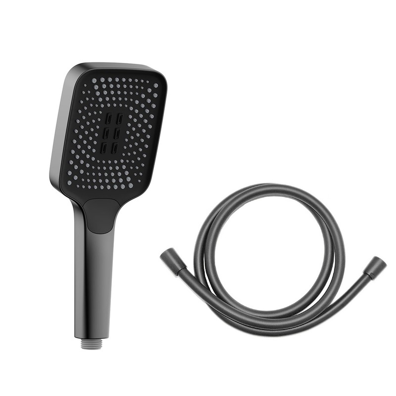 Душевой комплект Vincea  VSFW-321MT1GM встраиваемый, термостат, двухрежимный, вороненая сталь