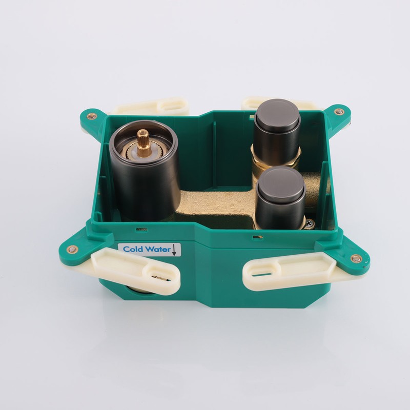 Встраиваемый смеситель для душа Vincea  VSCV-421GM двухфункциональный, Черный