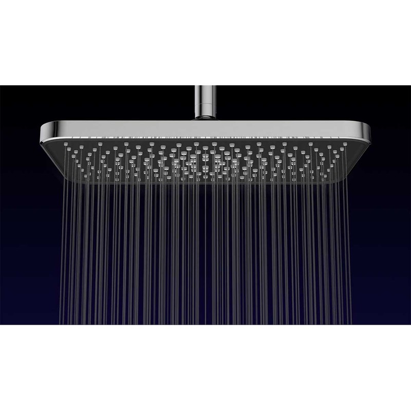 Душевой комплект Vincea  VSFW-321MT1GM встраиваемый, термостат, двухрежимный, вороненая сталь