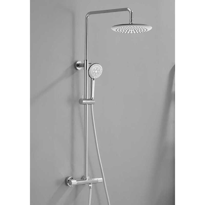Душевая стойка Vincea  Desire VSFS-1D0TCH термостатическая, хром