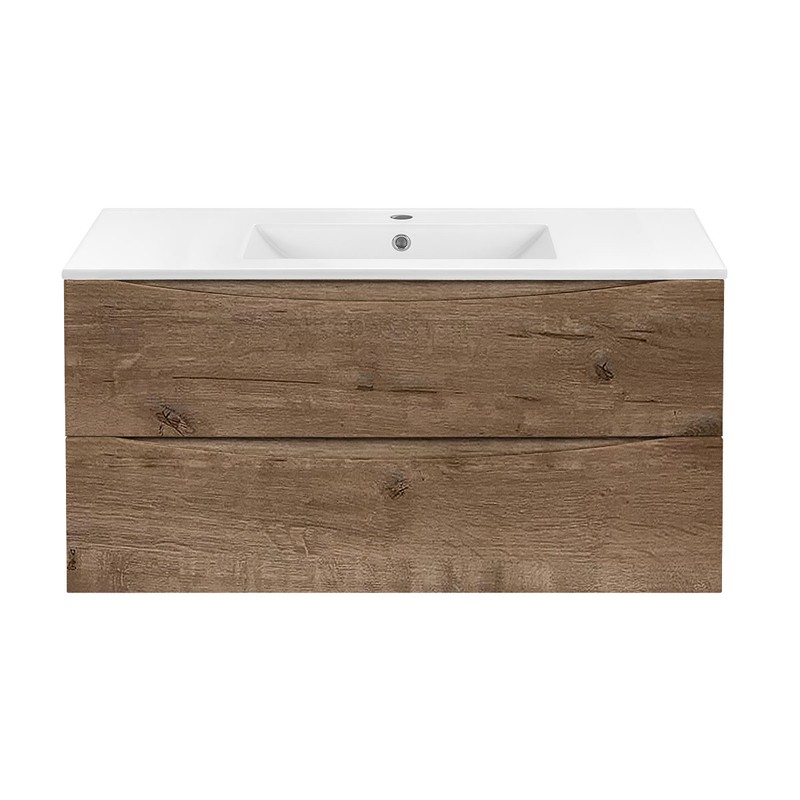 Тумба под раковину Vincea Mia 100 VMC-2MC100VO подвесная V.Oak