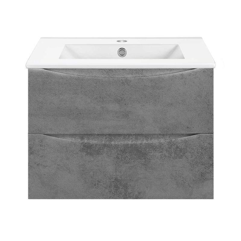 Тумба под раковину Vincea Mia Slim 70 VMC-2MC700S1BT подвесная Beton