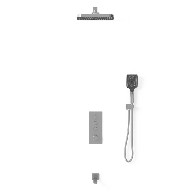 Душевой комплект Vincea  VSFW-433T1CH встраиваемый, термостатический, 3 режима, хром