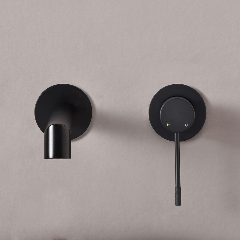 Смеситель для раковины Vincea Desire VBFW-1D1MB встраиваемый , черный