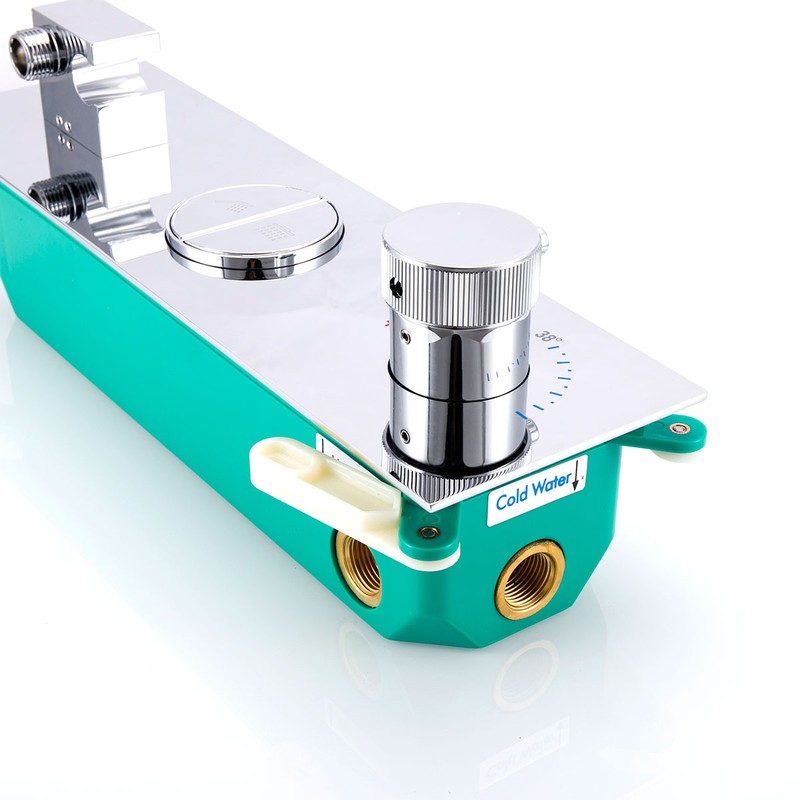 Встраиваемый смеситель для душа Vincea  VSCV-422TCH двухфункциональный, термостатический, хром