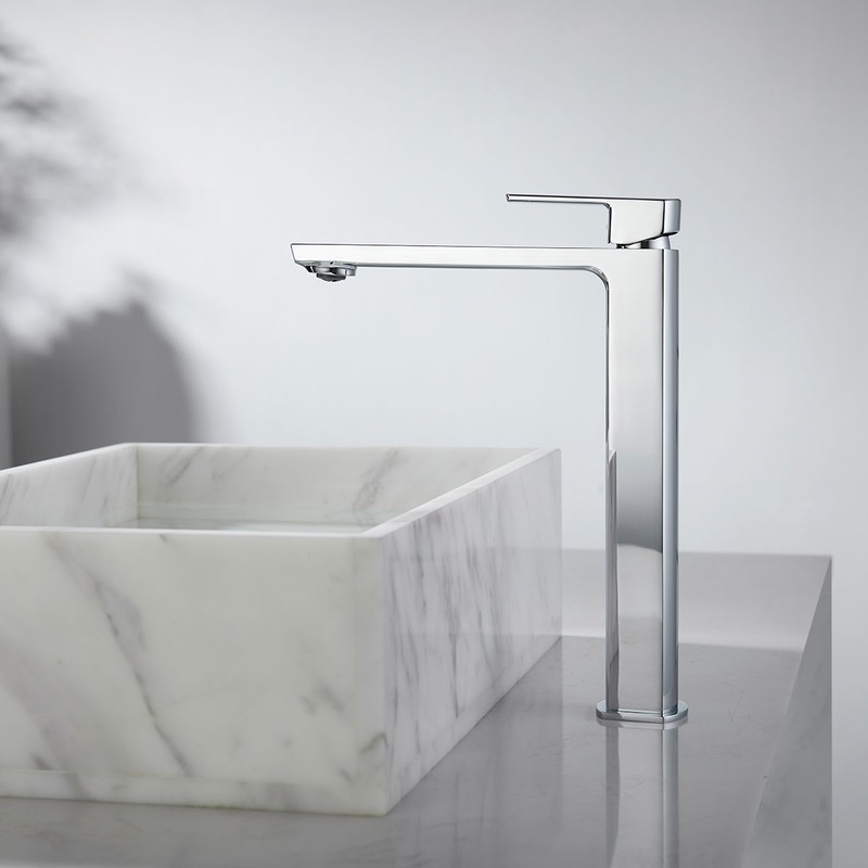 Смеситель для накладной раковины Vincea Next VBF-1N2CH , хром