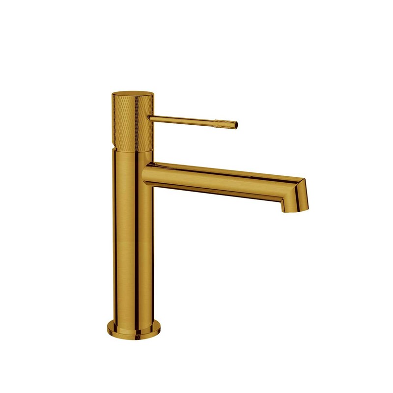 Смеситель для раковины Vincea Desire VBF-1D1BG , брашированное золото