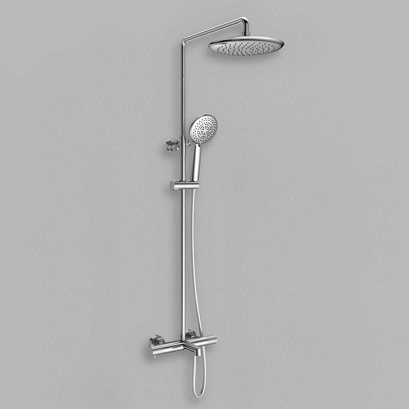 Душевая стойка Vincea  Desire VSFS-1D1TCH термостатическая, хром