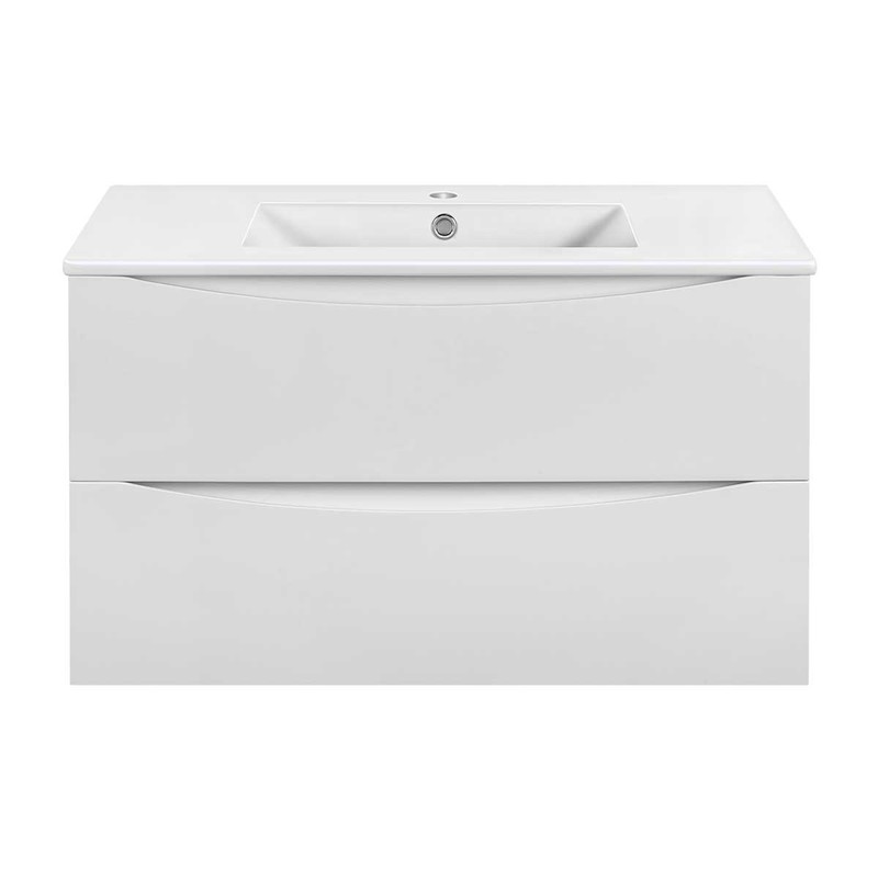 Тумба под раковину Vincea Mia Slim 90 VMC-2MC900S1GW подвесная G.White