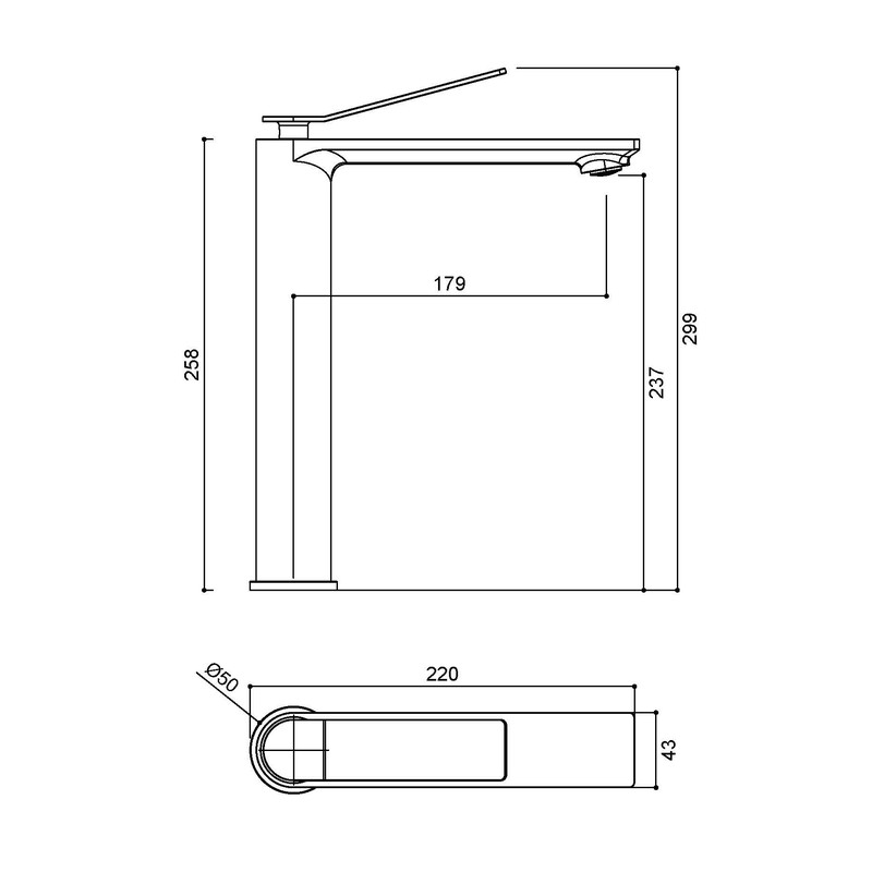 Смеситель для раковины Vincea Verse VBF-2VE2MW , белый матовый