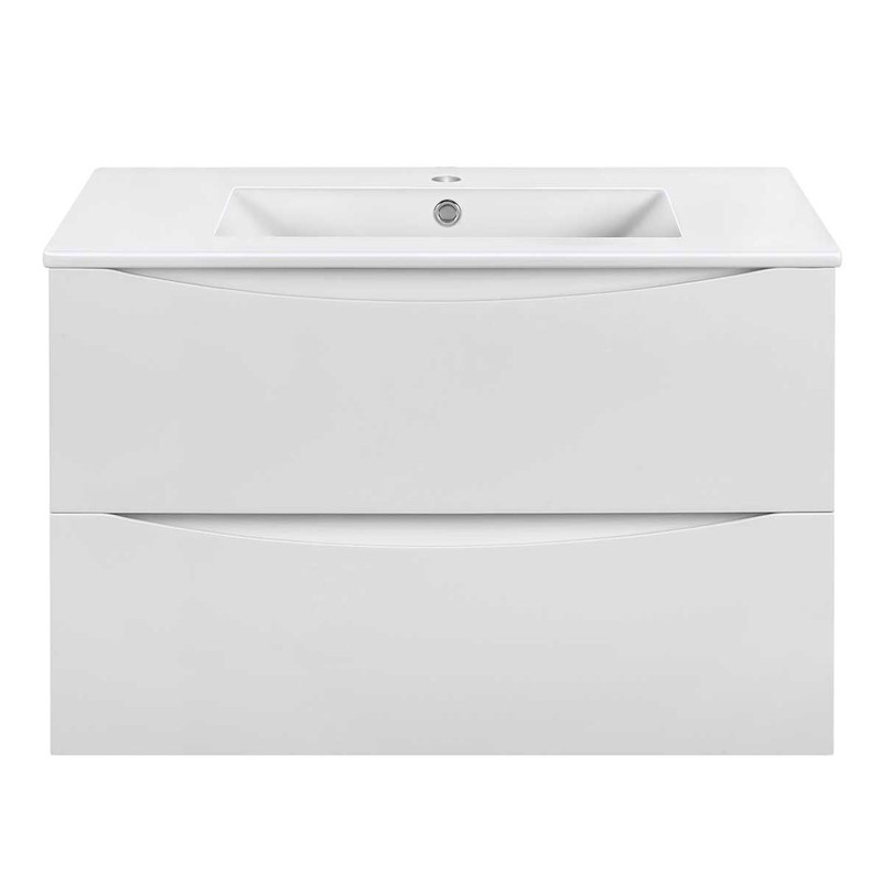 Тумба под раковину Vincea Mia Slim 80 VMC-2MC800S1GW подвесная G.White