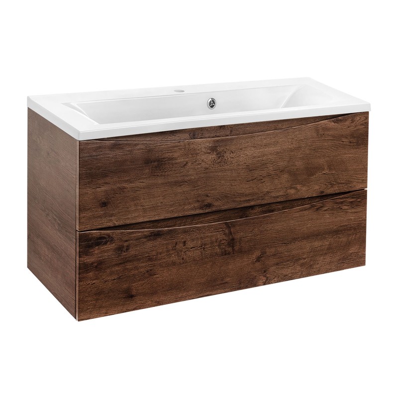 Тумба под раковину Vincea Mia 90 VMC-2MA900RW подвесная R.Wood