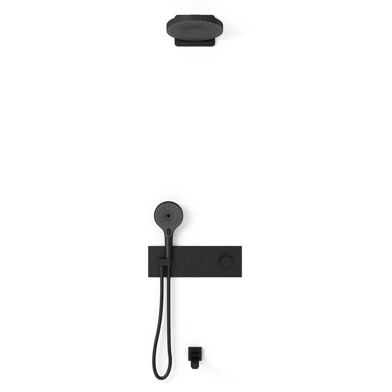 Душевой комплект Vincea  VSFW-432TI1MB встраиваемый, черный