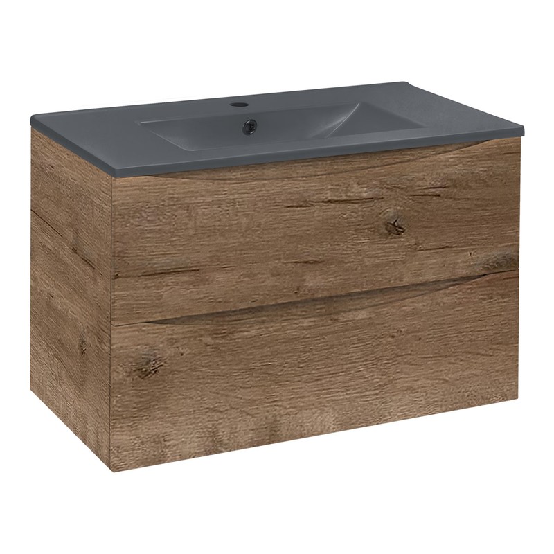 Тумба под раковину Vincea Mia 75 VMC-2MC750VO подвесная V.Oak