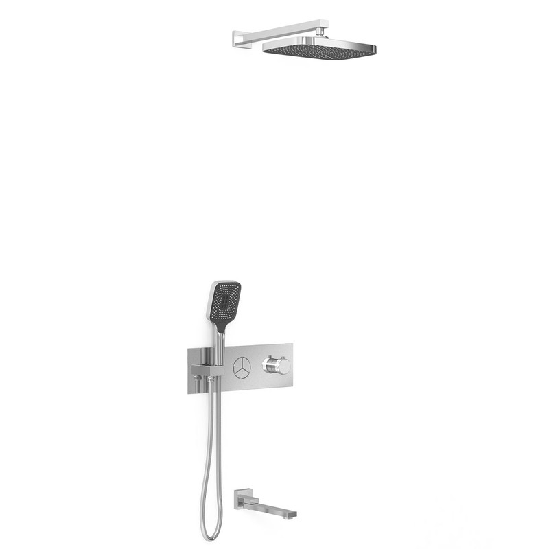 Душевой комплект Vincea  VSFW-432T1CH встраиваемый, термостатический, 3 режима, хром