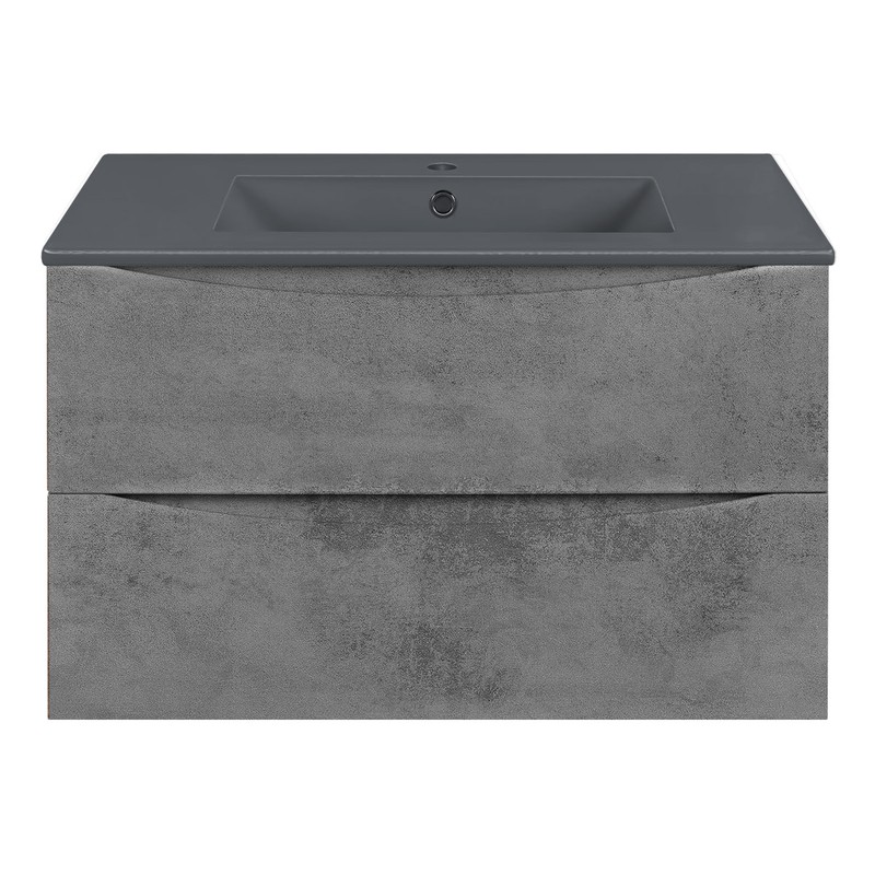 Тумба под раковину Vincea Mia 80 VMC-2MC800BT подвесная Beton