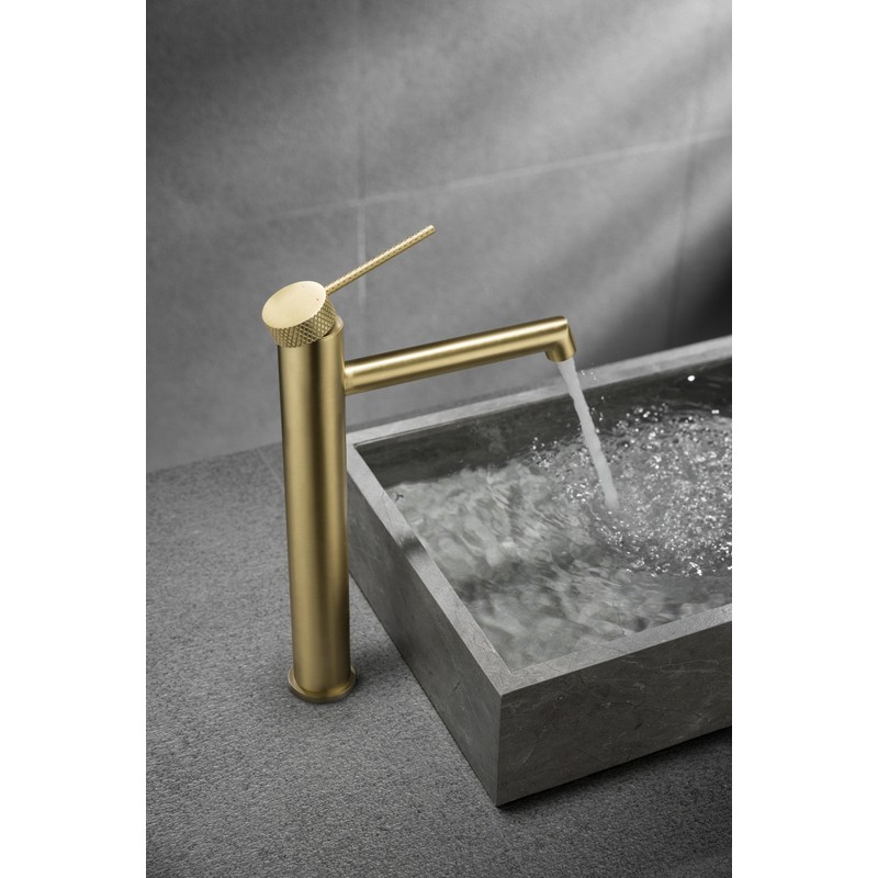 Смеситель для раковины Vincea VBF-2RM2BG , брашированное золото