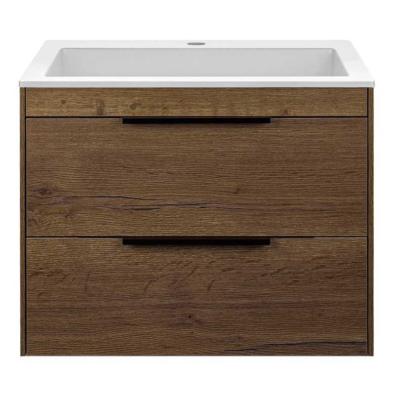 Тумба под раковину Vincea Chiara 2D 60 VMC-2C2600TO подвесная T.Oak