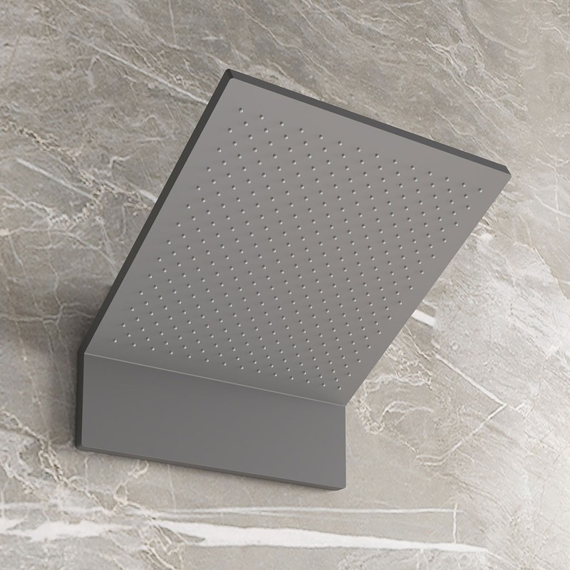 Душевой комплект Vincea  Futura VSFW-2F11TGM термостатический встраиваемый, 3 режима, вороненая сталь