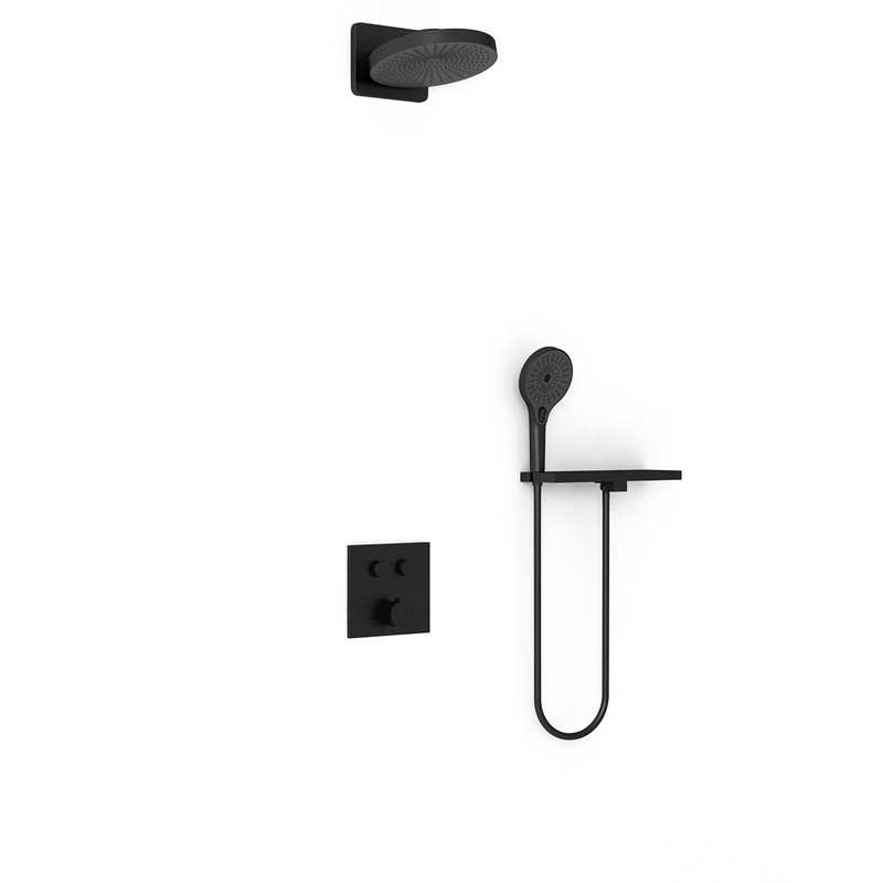 Душевой комплект Vincea  VSFW-4I211RMB встраиваемый, двухрежимный, черный