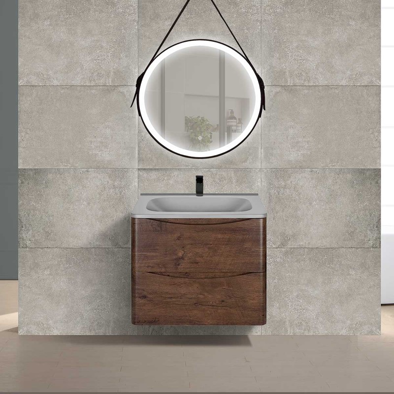 Тумба под раковину Vincea Paola VMC-2P600RW подвесная R.Wood