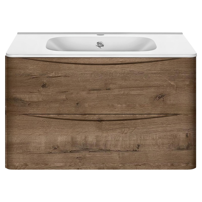 Тумба под раковину Vincea Paola 80 VMC-2P800VO подвесная V.Oak