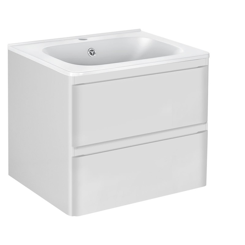 Тумба под раковину Vincea Vico VMC-2V600GW подвесная G.White