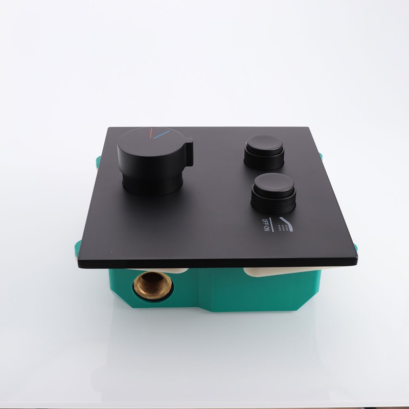 Встраиваемый смеситель для душа Vincea  VSCV-421MB двухфункциональный, черный