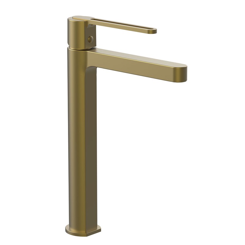 Смеситель для раковины Vincea Rondo VBF-1R2BG , брашированное золото