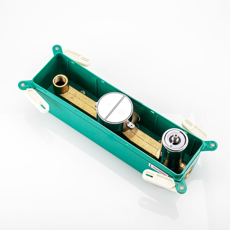 Встраиваемый смеситель для душа Vincea  VSCV-422TBG двухфункциональный, термостатический, золото