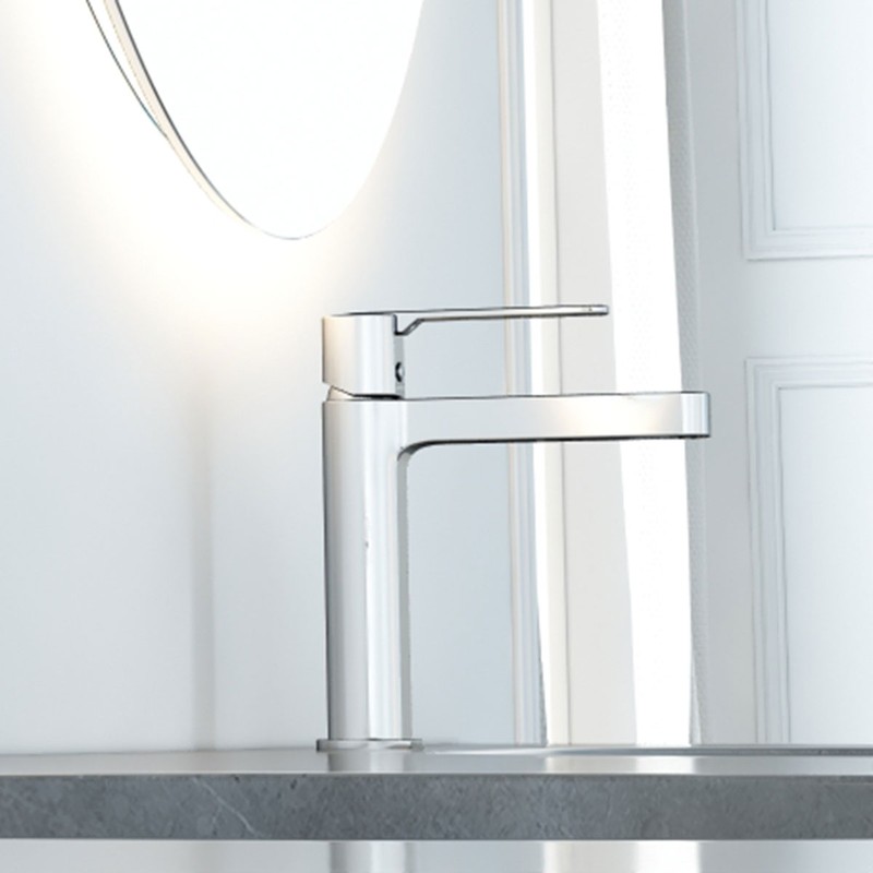 Смеситель для раковины Vincea Rondo VBF-1R1CH , хром