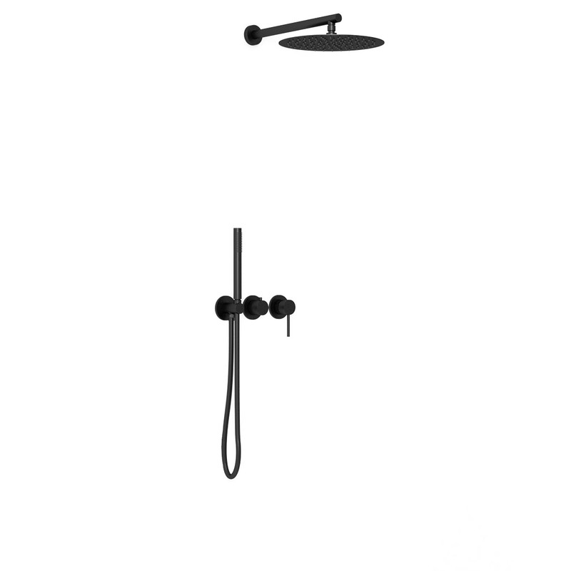 Душевой комплект Vincea  Groove VSFW-4G01MB встраиваемый, 2 режима, 30см верх душ, черный
