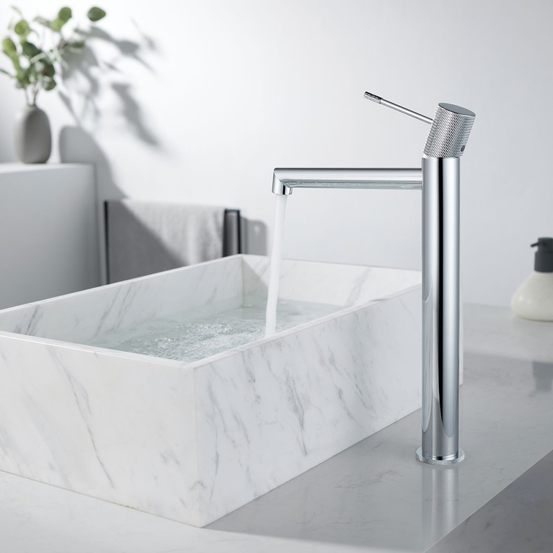 Смеситель для накладной раковины Vincea Desire VBF-1D2CH , хром