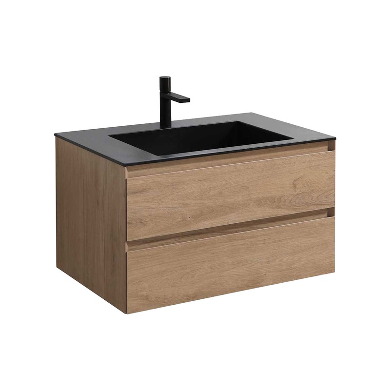 Тумба под раковину Vincea Luka 80 VMC-2L800NO подвесная N.Oak