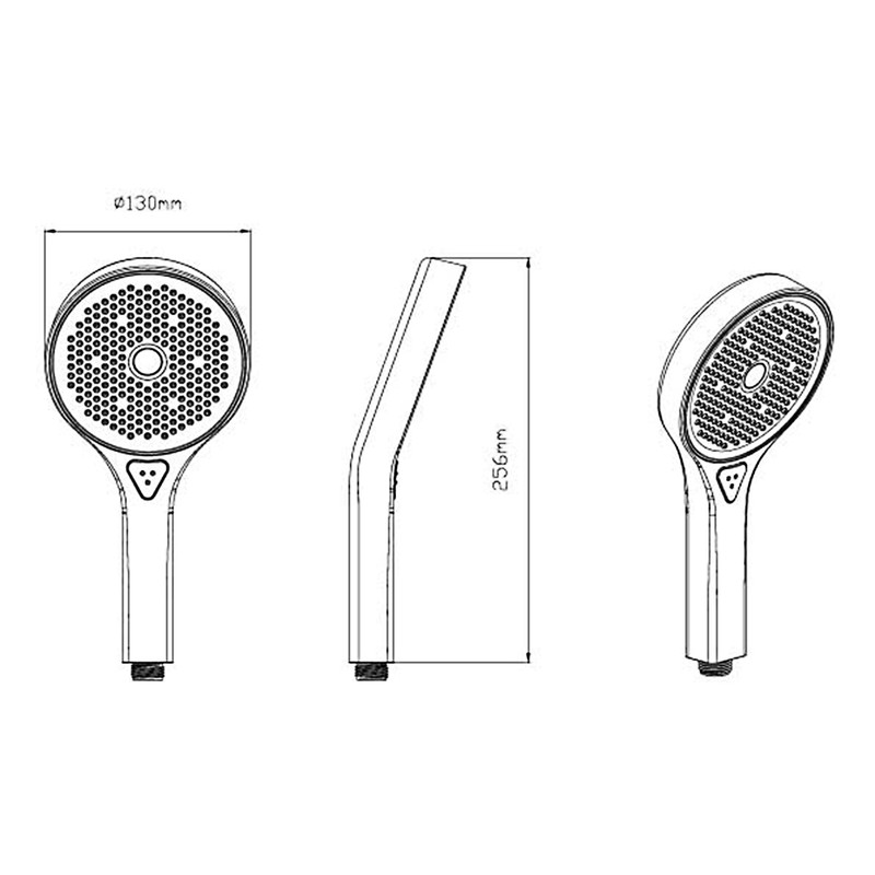 Душевой комплект Vincea  VSFW-422T2CH встраиваемый, термостатический, 2 режима, хром