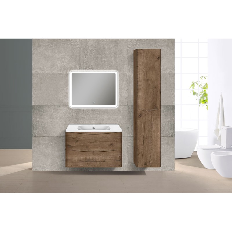 Тумба под раковину Vincea Paola 80 VMC-2P800VO подвесная V.Oak