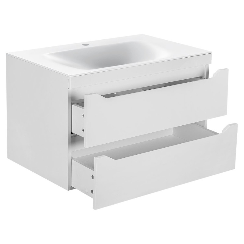 Тумба под раковину Vincea Fine VMC-2F800GW подвесная G.White