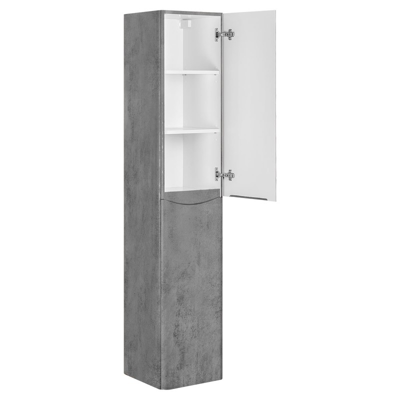 Шкаф пенал Vincea Paola 35 VSC-2P170BT-L подвесной Beton