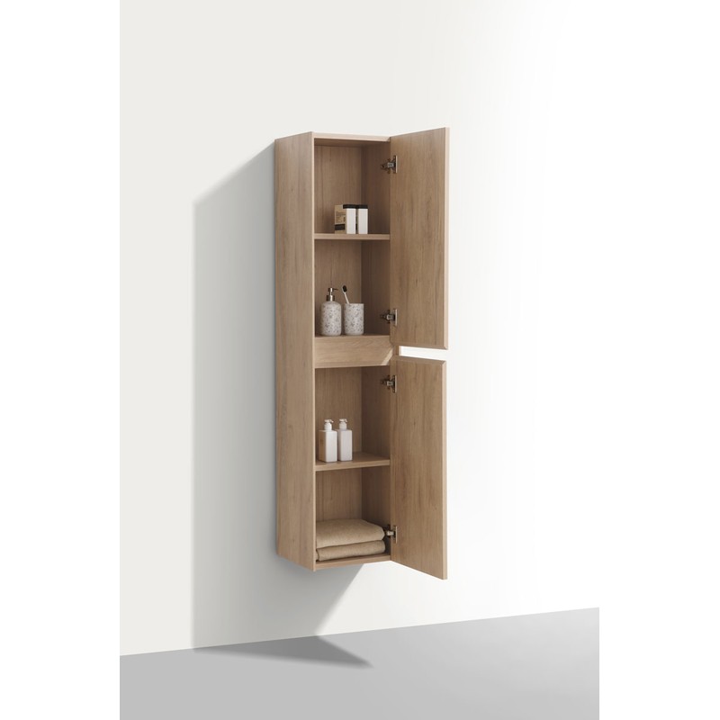 Шкаф пенал Vincea Chiara/Luka 35 VSC-2CL150NO подвесной N.Oak