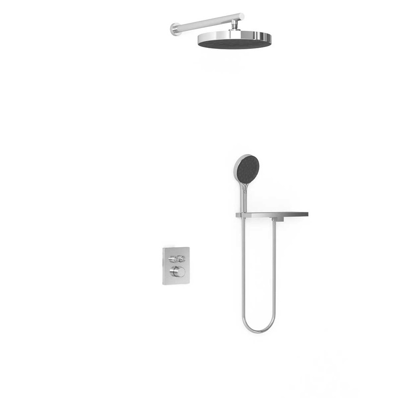 Душевой комплект Vincea  Inspire VSFW-3I21MT2RCH встраиваемый, термостатический, двухрежимный, хром