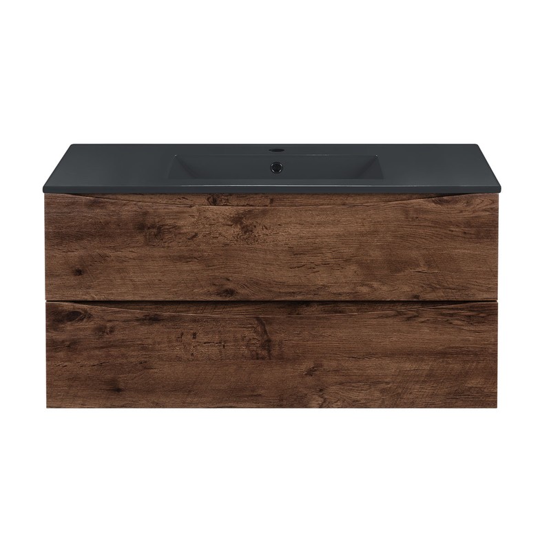 Тумба под раковину Vincea Mia 100 VMC-2MC100RW подвесная R.Wood