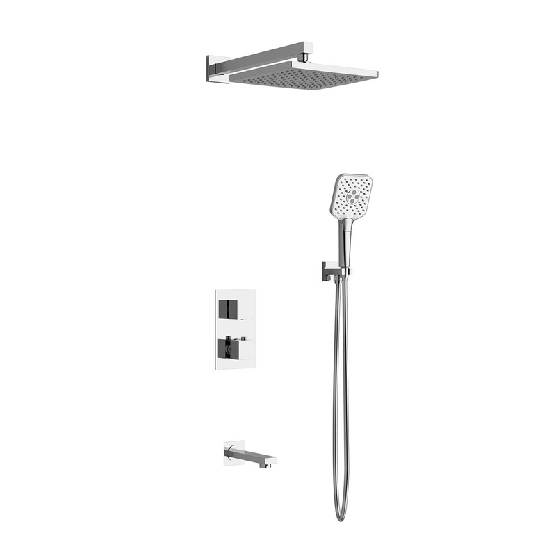 Душевой комплект Vincea  Next VSFW-1N3TCH термостатический встраиваемый, трехрежимный, хром