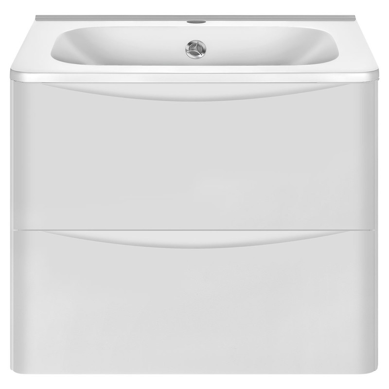 Тумба под раковину Vincea Paola VMC-2P600GW подвесная G.White