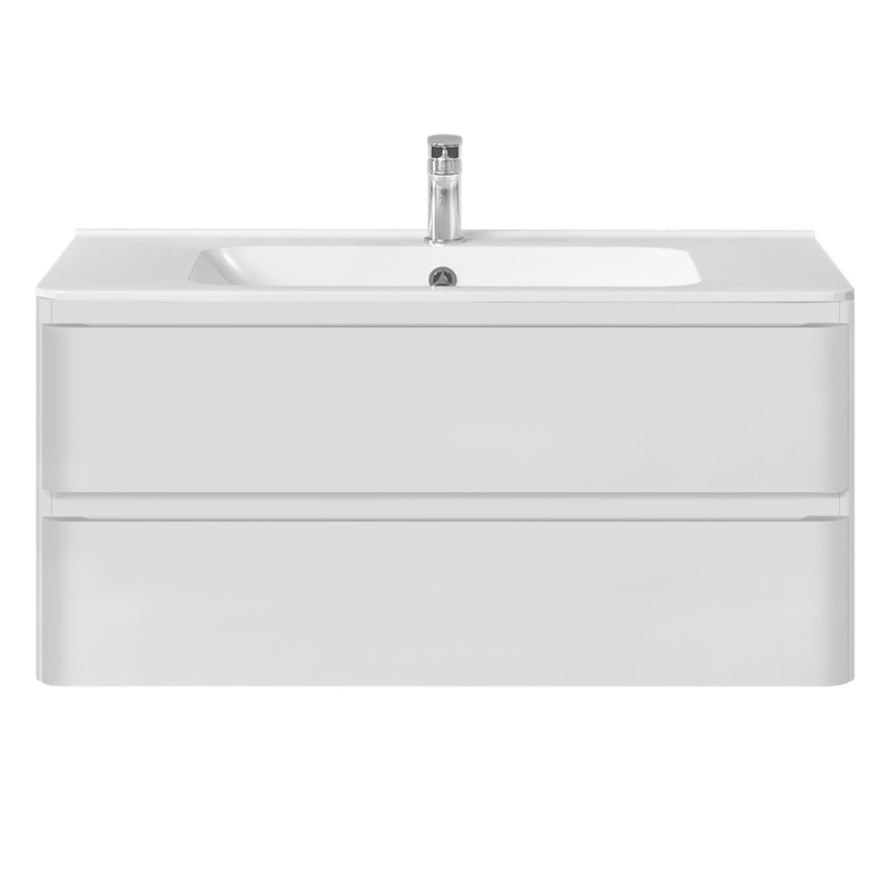 Тумба под раковину Vincea Vico 100 VMC-2V100GW подвесная G.White