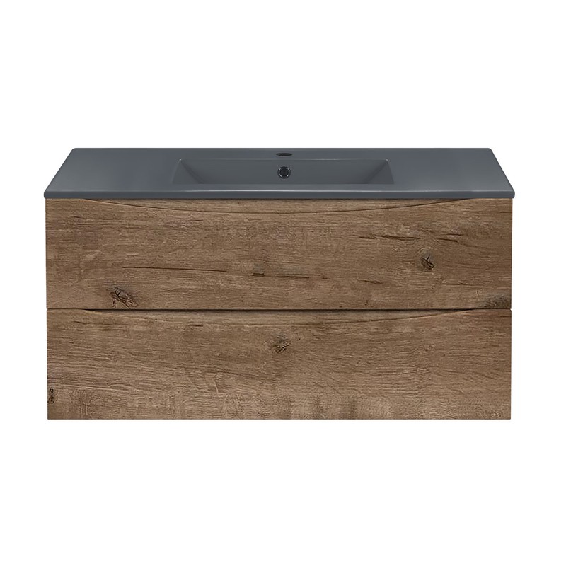 Тумба под раковину Vincea Mia 100 VMC-2MC100VO подвесная V.Oak