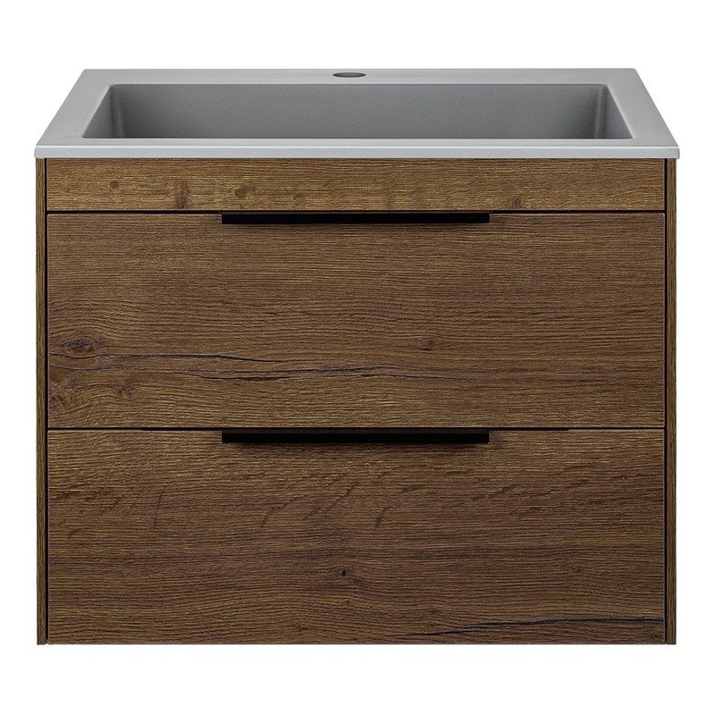 Тумба под раковину Vincea Chiara 2D 60 VMC-2C2600TO подвесная T.Oak