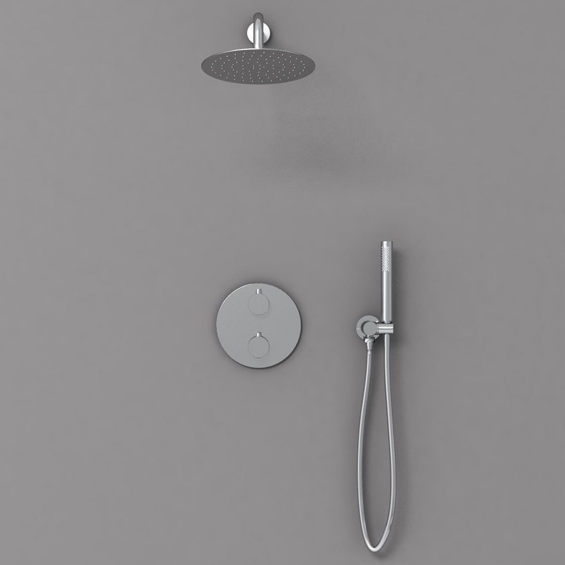 Душевой комплект Vincea  VSFW-101TCH термостатический встраиваемый, двухрежимный, хром