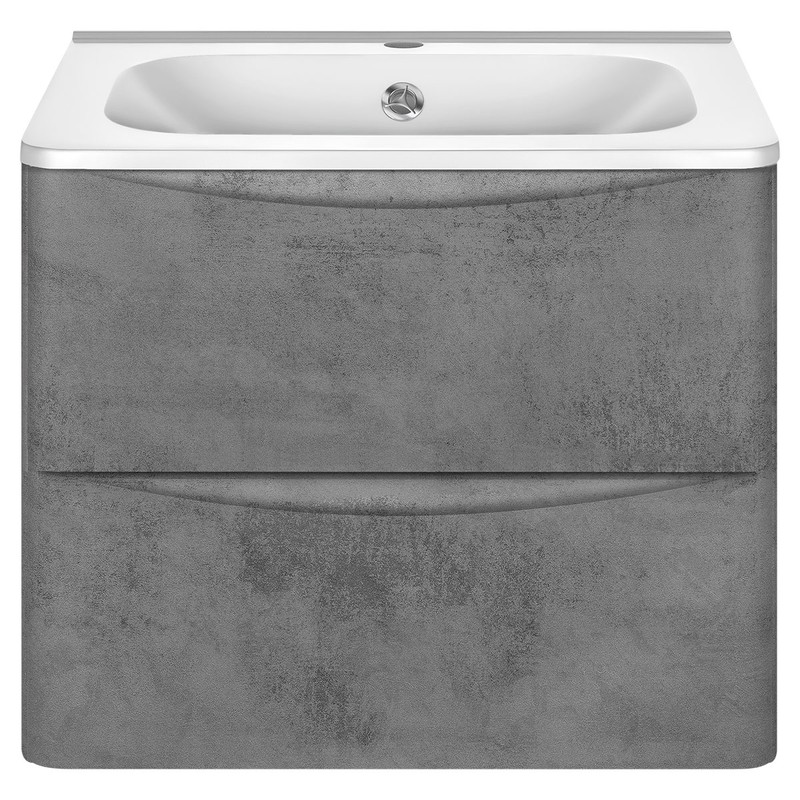 Тумба под раковину Vincea Vico VMC-2V600BT подвесная Beton