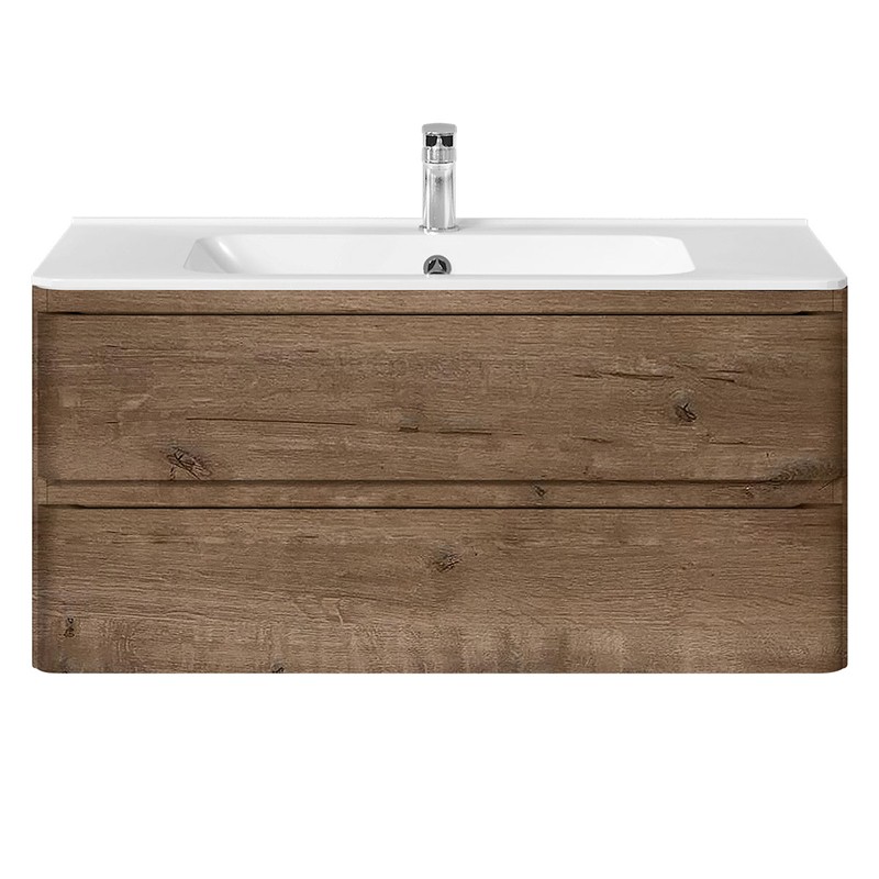 Тумба под раковину Vincea Vico 100 VMC-2V100VO подвесная V.Oak